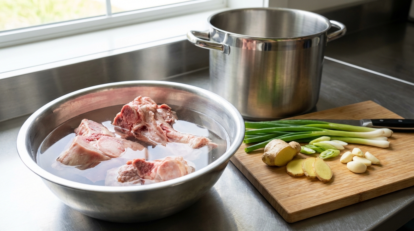 【下処理】臭みゼロの二郎系スープは準備で決まる